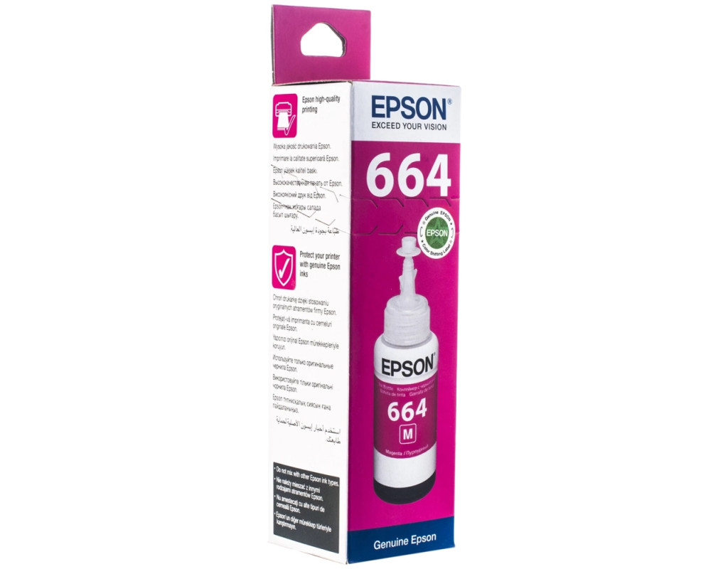 Чернила Epson L100/ L200 70ml Magenta (C13T66434A)