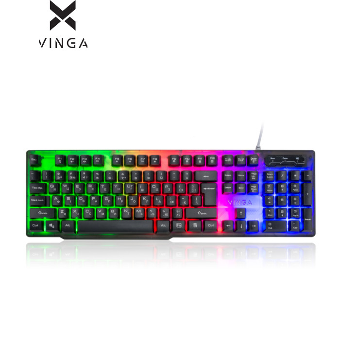 Клавиатура Vinga KB414 black