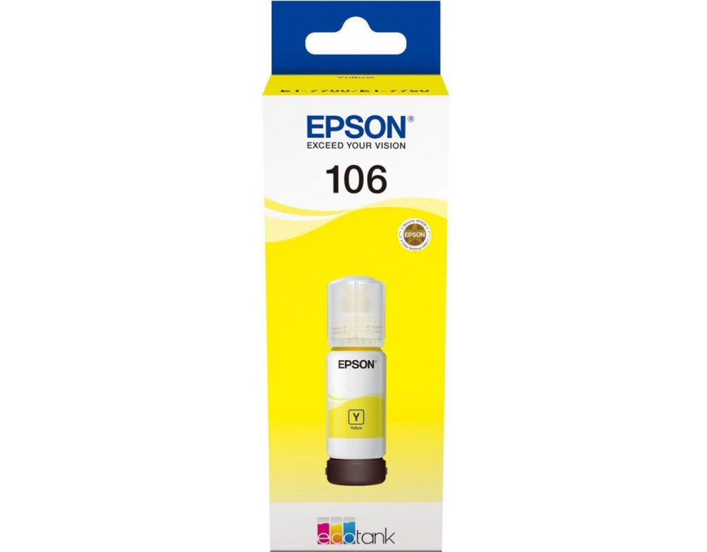 Контейнер з чорнилом Epson 106 yellow (C13T00R440)