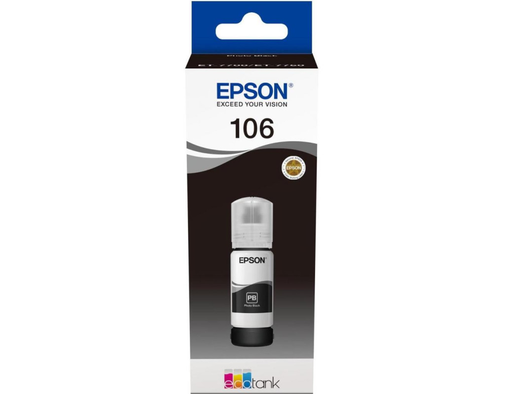 Контейнер с чернилами Epson 106 black (C13T00R140)