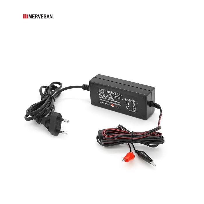 Зарядний пристрій Mervesan MT-4024C для акумулятора 24V-1A, затискачі, Q50
