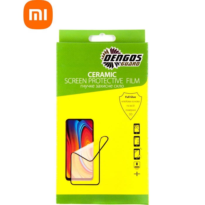 Плівка захисна Dengos Ceramic Film Xiaomi Redmi 9A/9C (black) (TGCF-11)