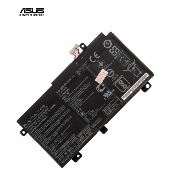 Акумулятор до ноутбука ASUS FX505 B31N1726, 4240mAh (48Wh), 3cell, 11.4V, Li-ion (A47498)
