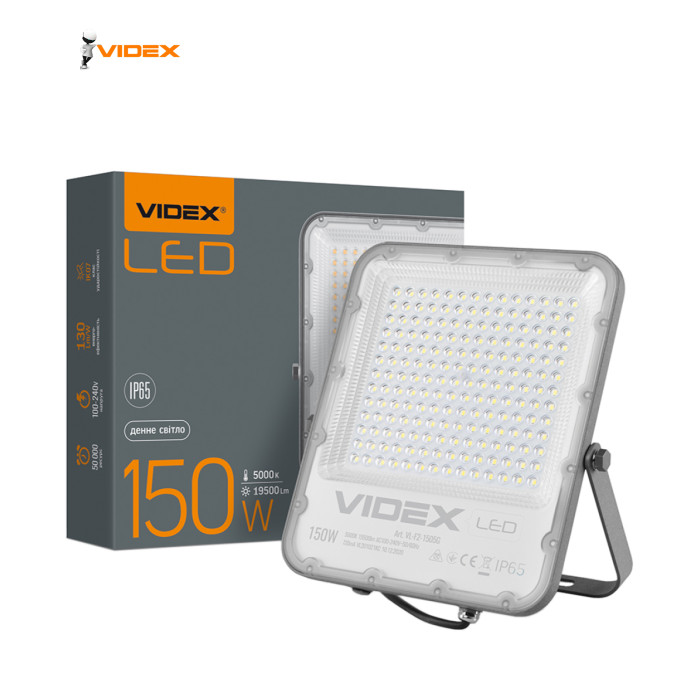 Прожектор Videx LED PREMIUM F2 150W 5000K (VL-F2-1505G)