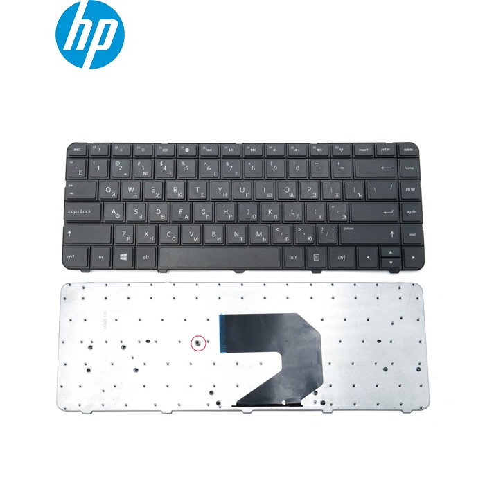 Клавіатура для HP G6-1000, G4-1000, G6T, G6S, G6X, Compaq CQ43, CQ57, CQ58, 250 G1, 255 G1, 430, 431, 435, 630, 635, 650, 655 (RU Black). OEM