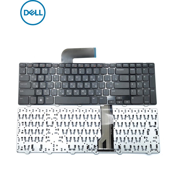 Клавіатура для DELL Inspiron 15R, N5110, M5110 (RU Black з рамкою)