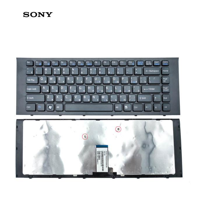Клавіатура для SONY VPC-EG Series (RU Black, чорна рамка). (Sf0sw 9Z.N7asw.00R 148969761). Оригінал