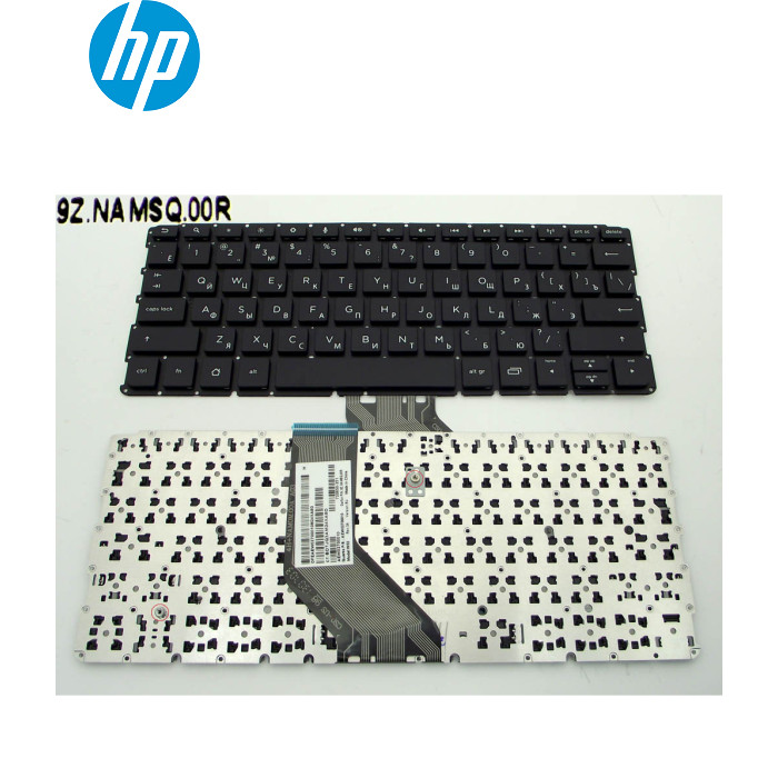 Клавіатура для HP SlateBook 10-h, 10-H000 Series (RU Black Без Рамки). Оригінал