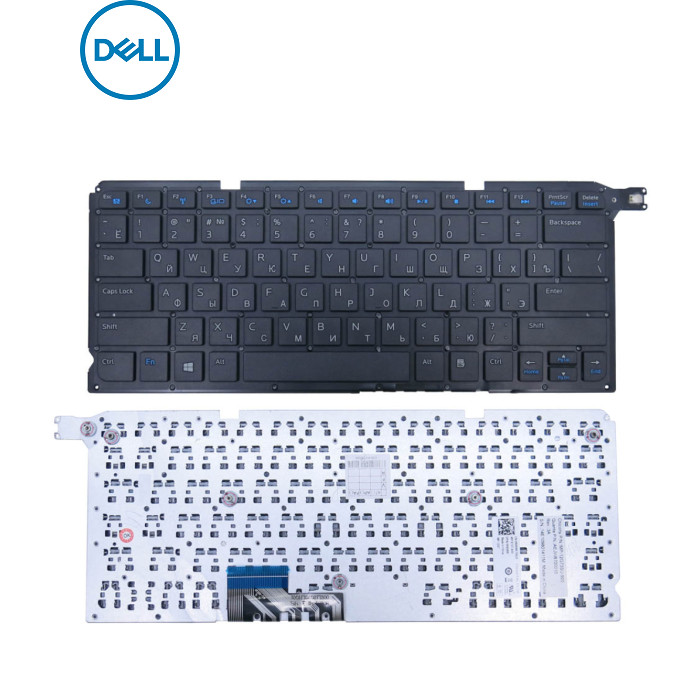 Клавіатура для DELL Vostro 5460, V5460, 5470, 5480, V5480, V5470, 5470R, V5470R, 5480R, V5460D (RU Black без рамки)