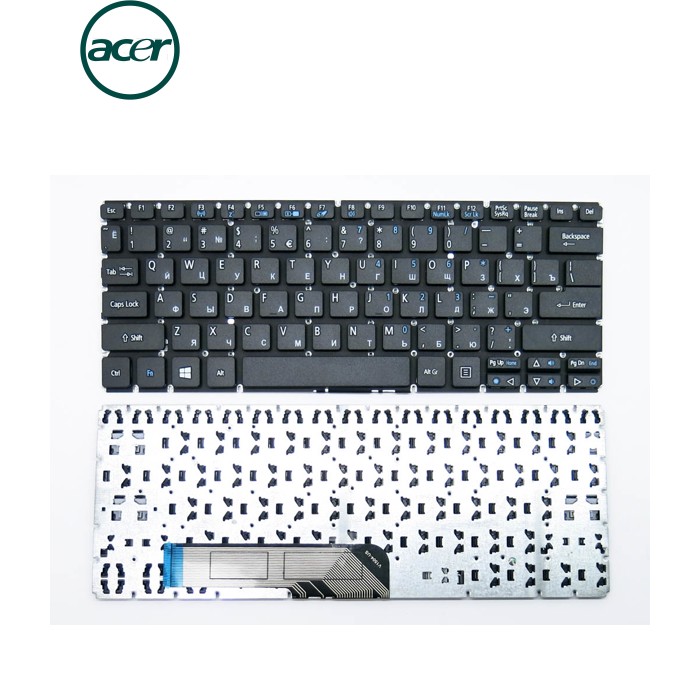 Клавіатура для ACER Aspire switch 12 SW5-271 (RU Black без рамки)