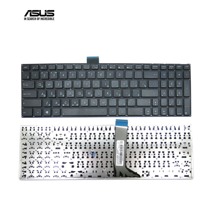 Клавіатура для ASUS S500, S500C, S500CA, S500CM, V500, V500C (RU Black без рамки)