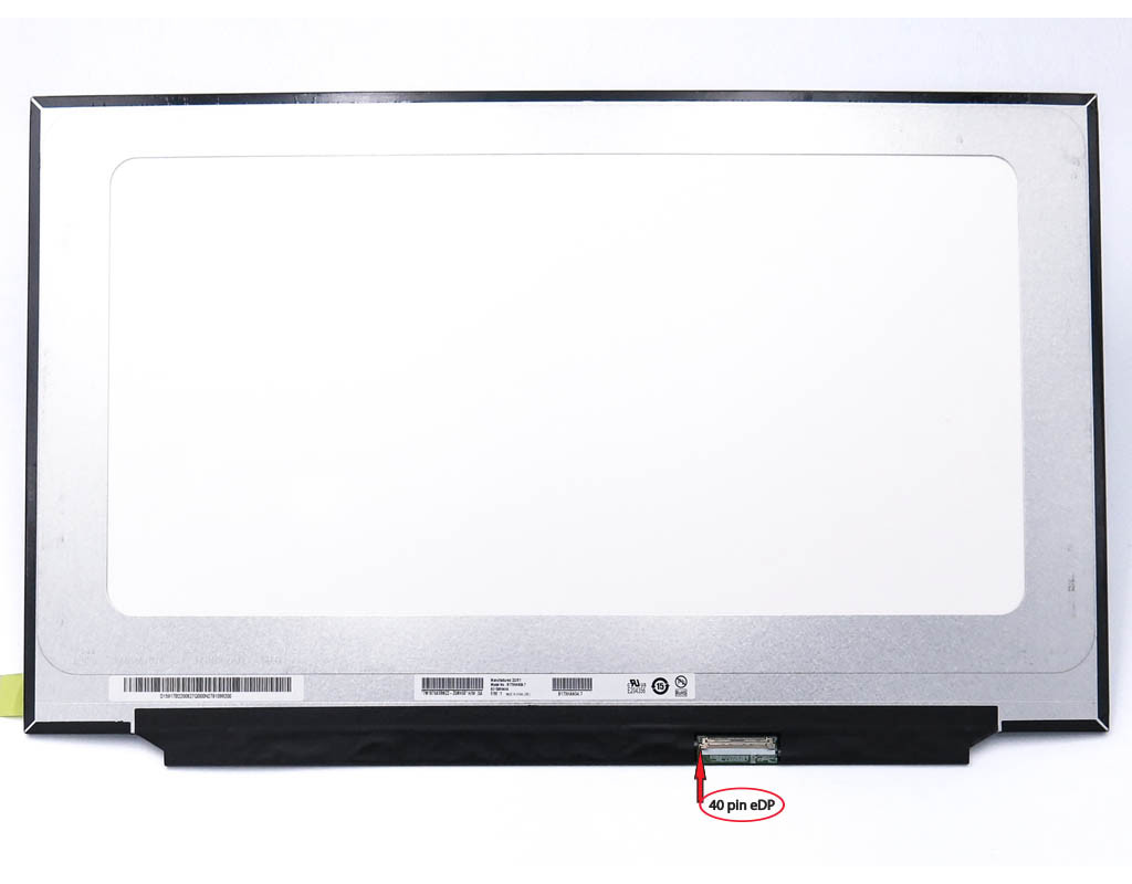 Матриця 17.3" Slim eDP 390mm (1920*1080, IPS, 120Hz, 40pin, без кріплень) AUO B173HAN04.7 Матова