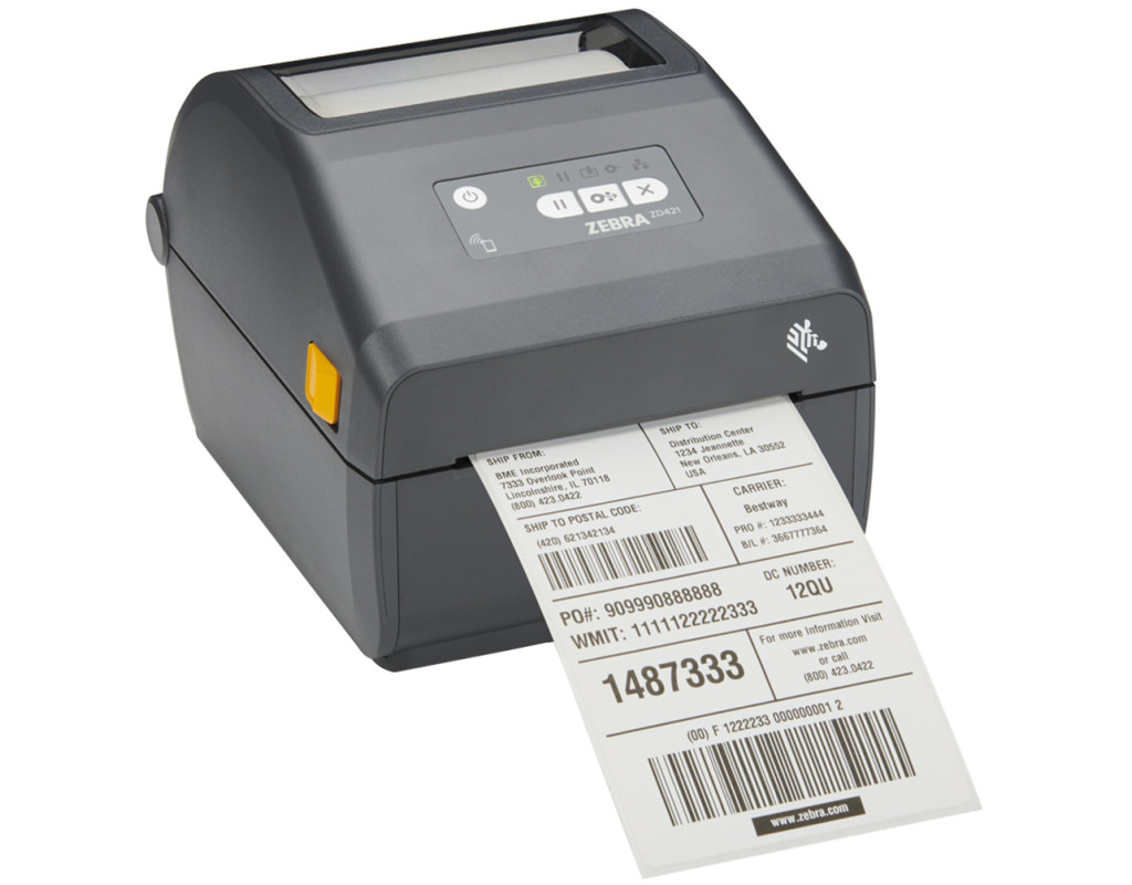 Принтер этикеток Zebra ZD421t USB, USB Host, BT, RTC (ZD4A042-30EM00EZ)