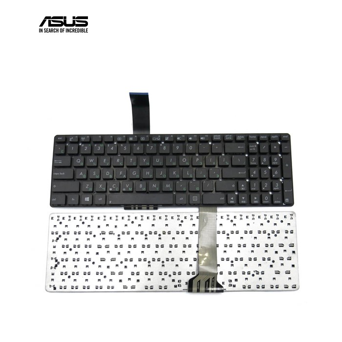 Клавіатура для ASUS K55, A55, K55XI, A55V, K55A, K55V, K55Vd, K55Vm, K55Vj K75A, K75VD, K75VJ, K75VM, X751MA, F751M (RU Black без рамки)