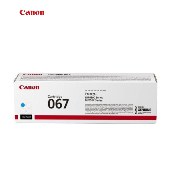Картридж Canon 067 Cyan 1.25K для MF65x, LBP63x (5101C002AA)