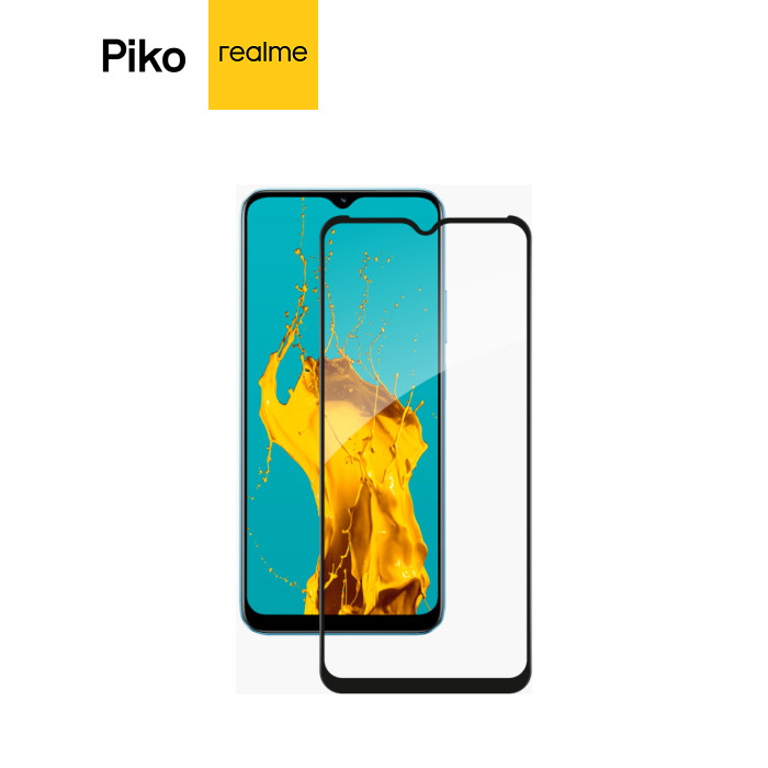Скло захисне Piko Full Glue Realme C30S (1283126551925)