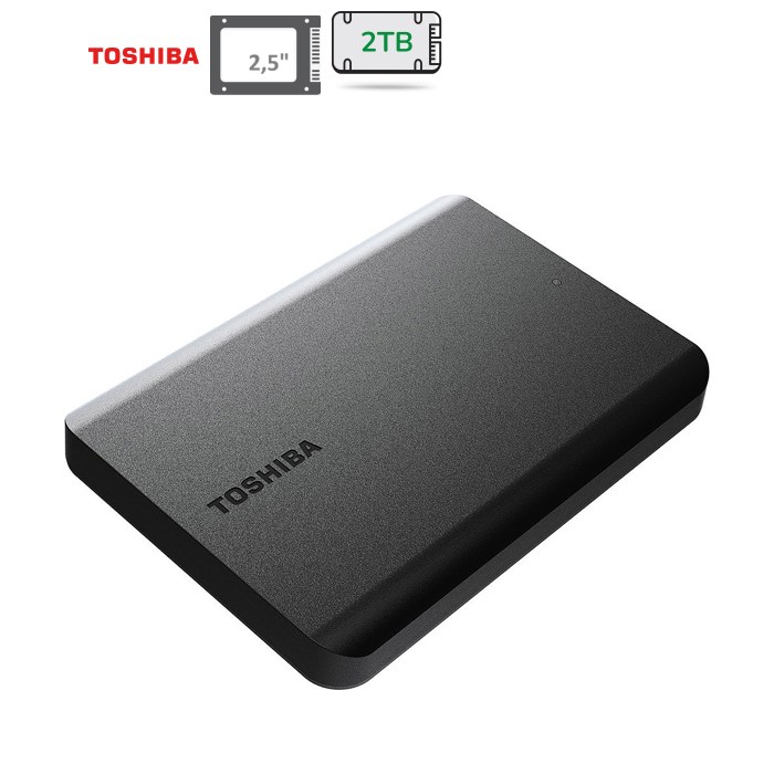 Зовнішній жорсткий диск 2.5" 2TB Toshiba (HDTB520EK3AA)