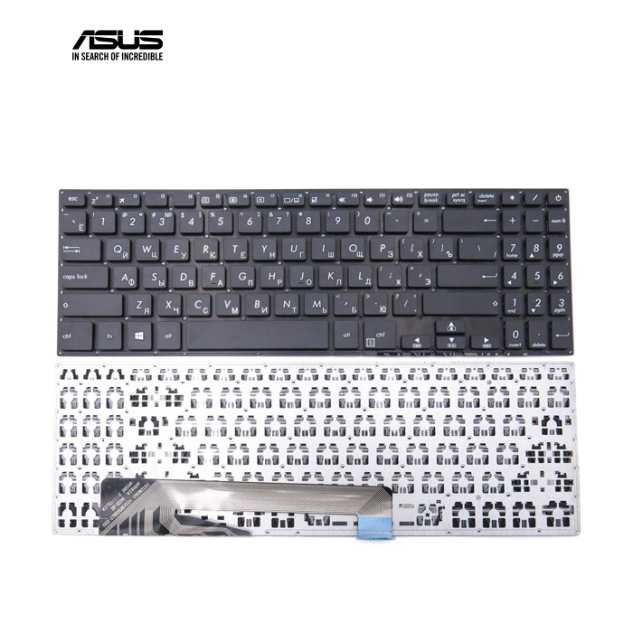 Клавіатура для ASUS X560, X560UD, YX560, YX560U, YX560UD (RU Black)