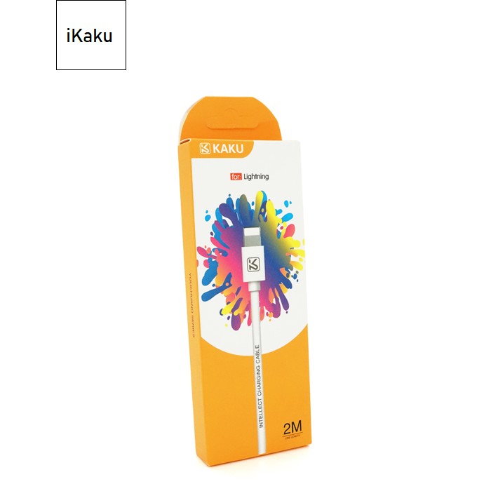 Кабель iKAKU KSC-332 YOUCHUANG charging data cable series for iphone, White, довжина 2м, 2,4А, BOX