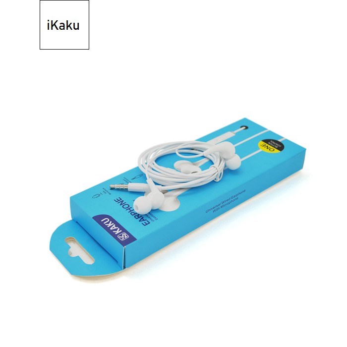 Навушники провідні iKAKU KSC-403 FEILE з мікрофоном, White, Bох