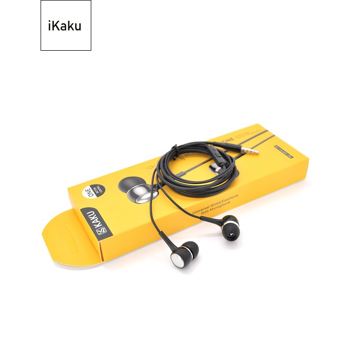 Навушники провідні iKAKU KSC-401 AOSHENG з мікрофоном, Black, Bох