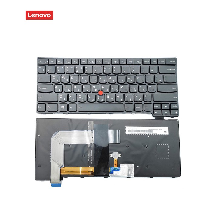 Клавіатура для Lenovo ThinkPad T470S, T460S, T460P, T470T, T460T (RU Black з підсвіткою)