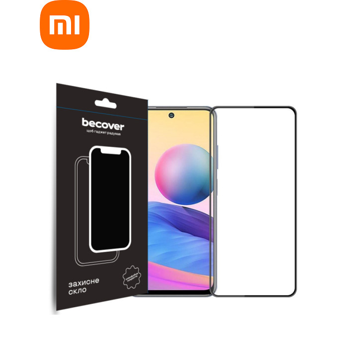 Стекло защитное BeCover Xiaomi Redmi Note 12 4G/Note 12 5G/Xiaomi Poco X5 5G Black (708783)
