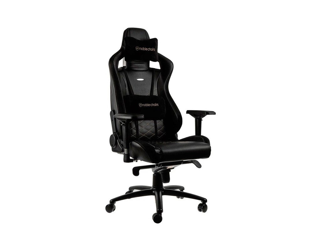 Крісло ігрове Noblechairs Epic Series Black/Gold (NBL-PU-GOL-002)