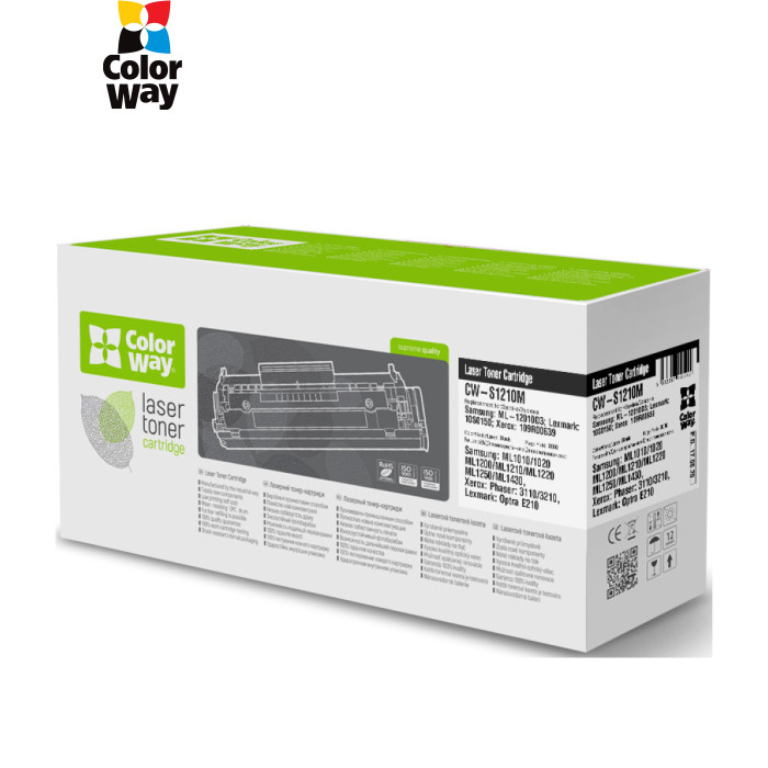 Картридж ColorWay для Samsung ML-1210D3/XEROX 3110 (CW-S1210M)