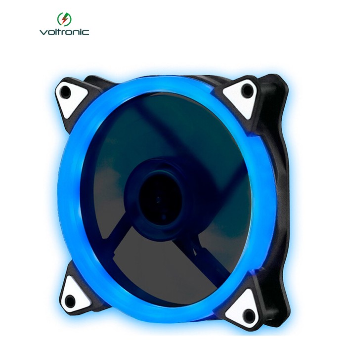 Кулер корпусний 12025 DC sleeve fan 4pin - 120 * 120 * 25мм, 12V, 1100об / хв, Blue, односторонній