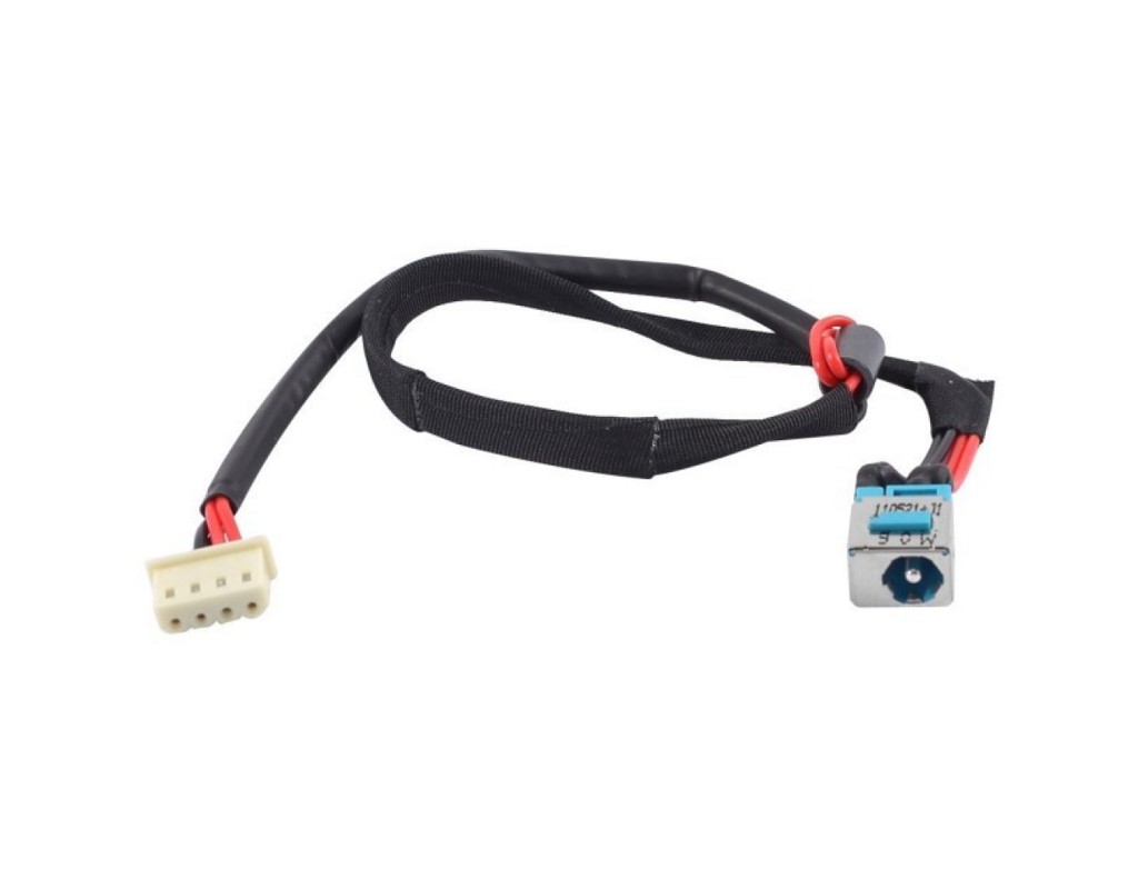 Роз'єм живлення ноутбука з кабелем для Acer PJ278 (5.5mm x 1.7mm), 4-pin, 31 см Универсальный (A49034)