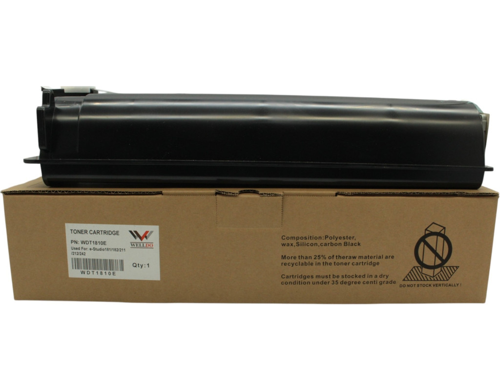 Тонер-картридж Welldo Toshiba T-1810E, 24.5к (WDT1810E)