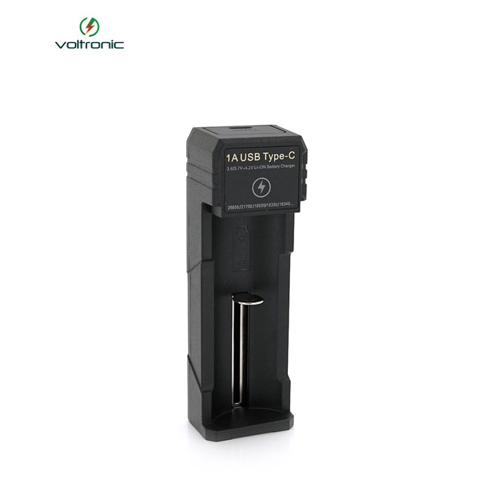 Зарядний пристрій Yonii 18650 / 26650 / 21700 / 18340, 4.2V / 1000mAh, живлення від USB / Type-C, Q 300