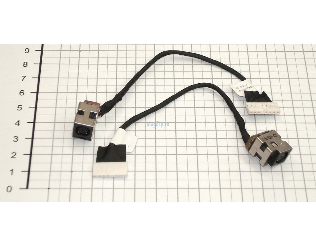 Разъем питания ноутбука с кабелем для HP PJ270 (7.4mm x 5.0mm + center pin), 8(7)-pi Универсальный (A49035)