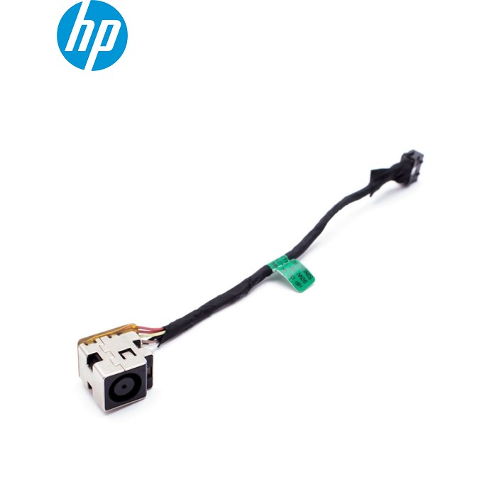 Разъем питания ноутбука с кабелем HP для HP PJ865 (7.4mm x 5.0mm + center pin),8(7)-pin,11 см (A49079)