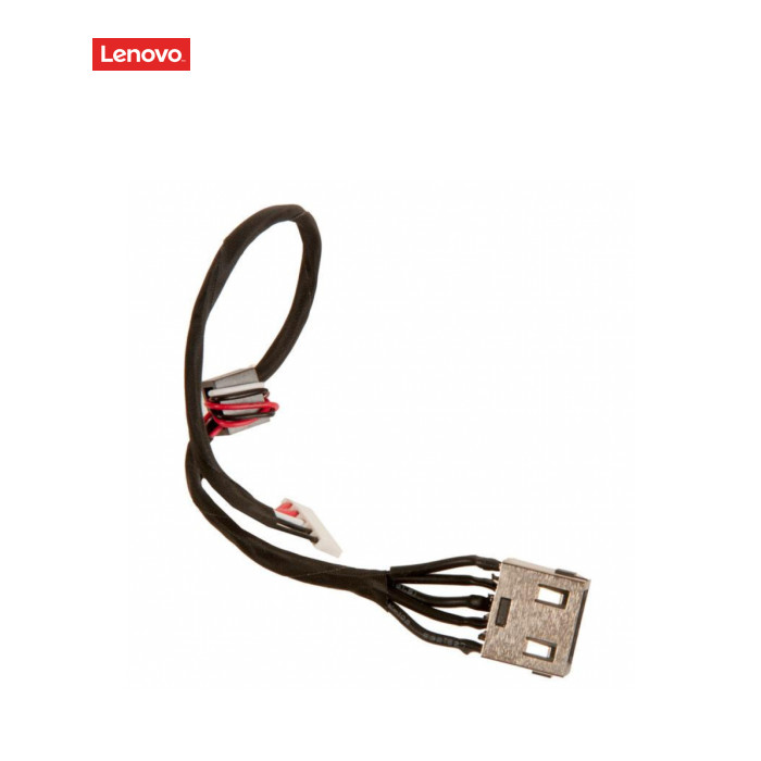 Разъем питания ноутбука с кабелем Lenovo для Lenovo PJ960 (прямоугольный + center pin),5-pin,20 см (A49085)