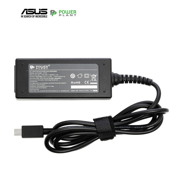 Блок живлення до ноутбуку PowerPlant ASUS 220V, 19V 33W 1.75A (mini USB) (AS33FMUSB)