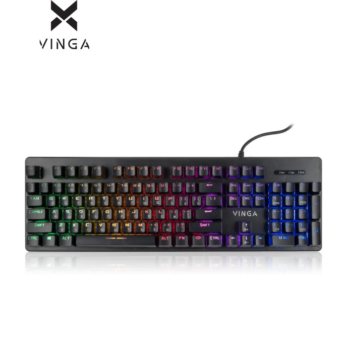 Клавіатура Vinga KBGSM120 Black