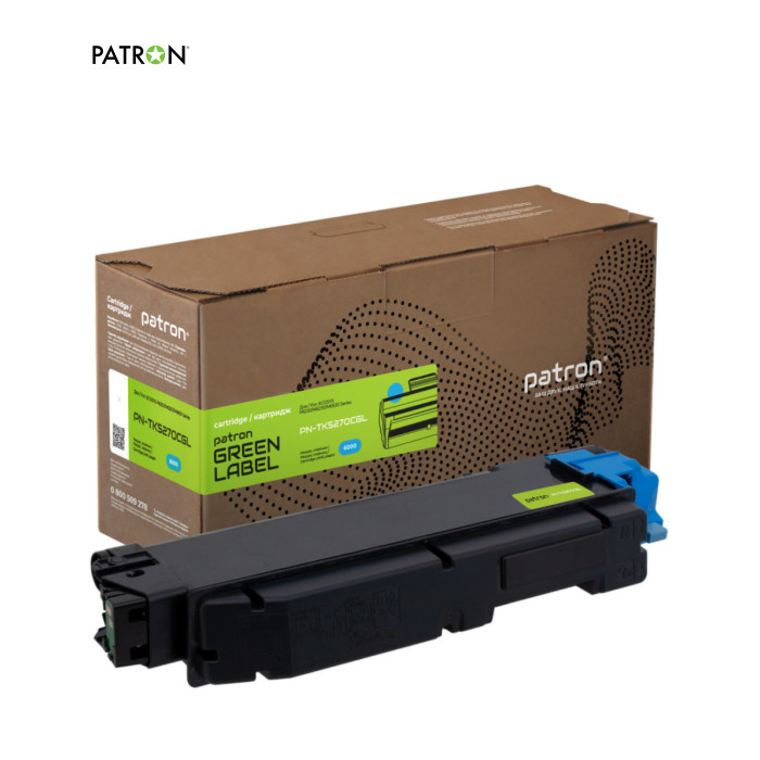 Тонер-картридж Patron Kyocera Mita TK-5270C cyan Green Label (PN-TK5270CGL)