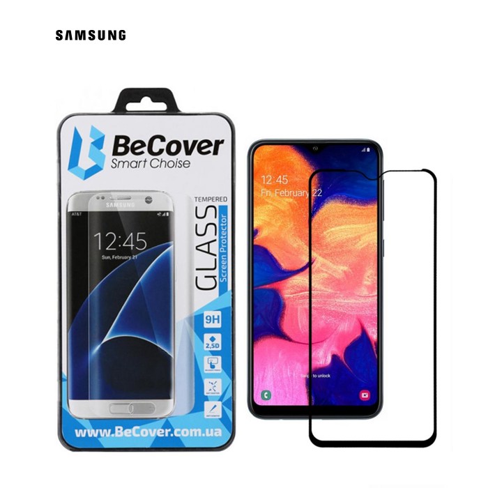 Стекло защитное BeCover Samsung Galaxy A10 SM-A105 Black (703677)