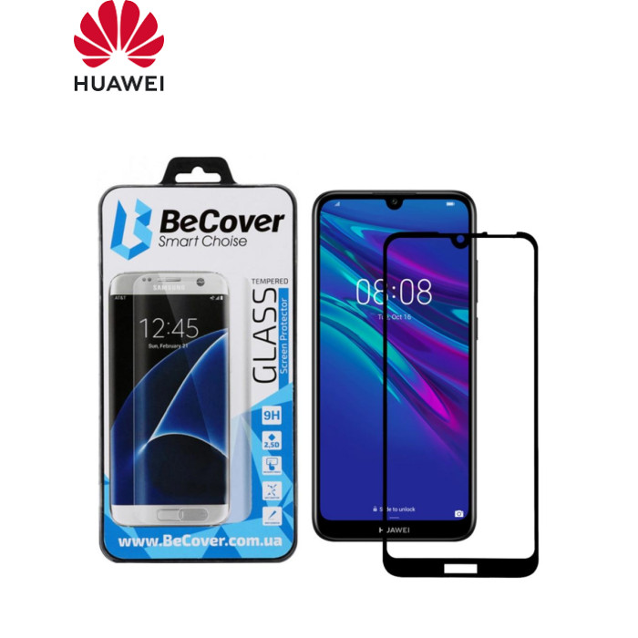 Скло захисне BeCover Huawei Y6 2019 Black (703438)