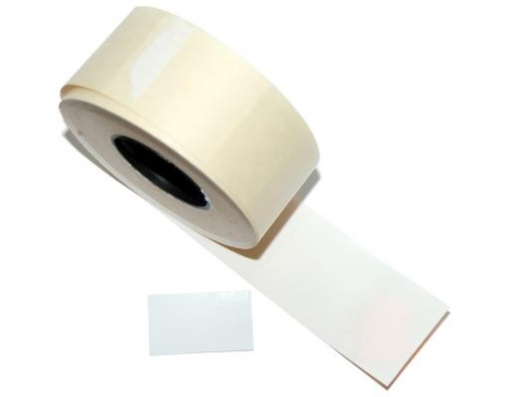 Етикет-стрічка Aurika 26х16 white, 25 рул (2616W)