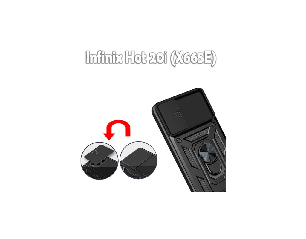 Чохол до мобільного телефона BeCover Military Infinix Hot 20і (X665E) Black (709090)