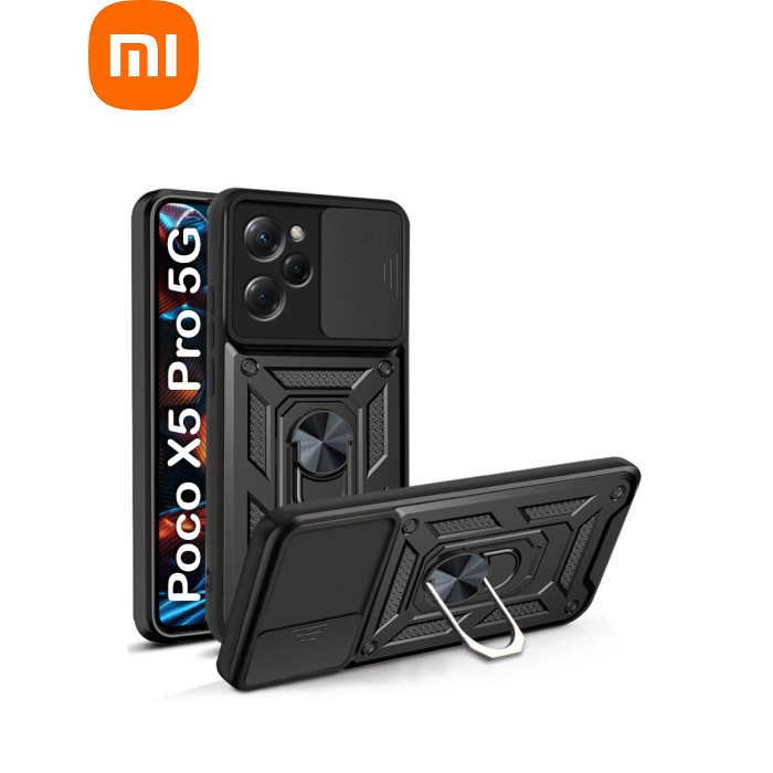 Чехол для мобильного телефона BeCover Military Poco X5 Pro 5G Black (709114)