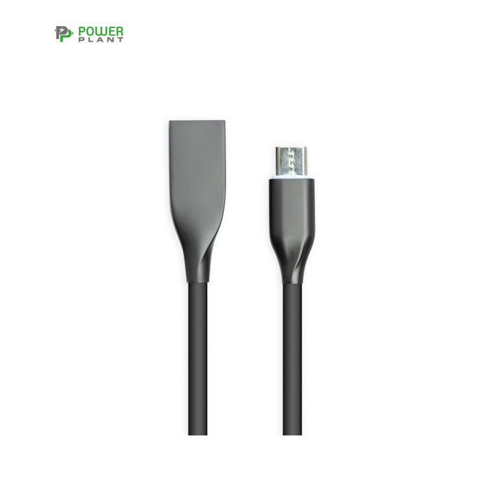 Дата кабель USB 2.0 AM to Micro 5P 2.0m black PowerPlant (CA911233)