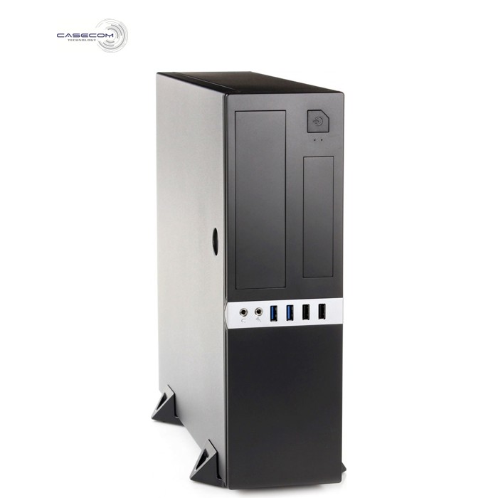 Корпус Casecom S-503 450W-80mm 2xUSB3.0+2xUSB2.0 SFF mATX, Black