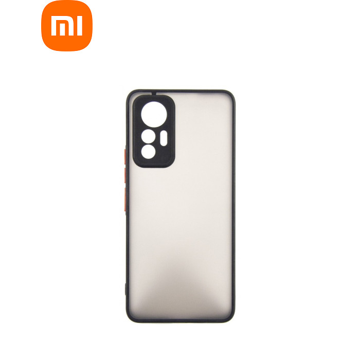 Чехол для мобильного телефона Dengos Matte Xiaomi 12 Lite (black) (DG-TPU-MATT-127)