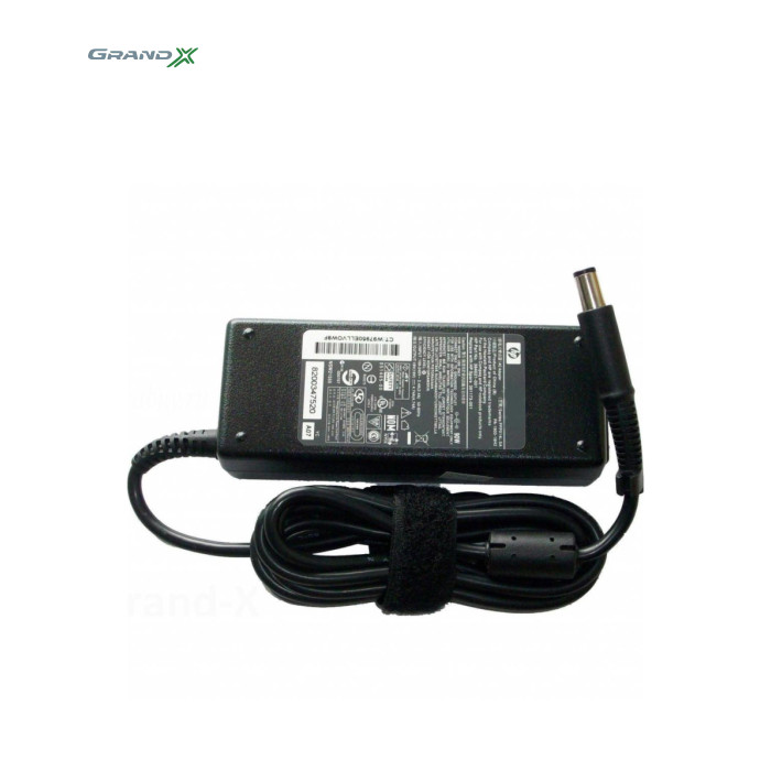 Блок питания к ноутбуку Grand-X HP/Compaq (19V 4.74A 90W) 7.4x5.0mm (HP90W50C)