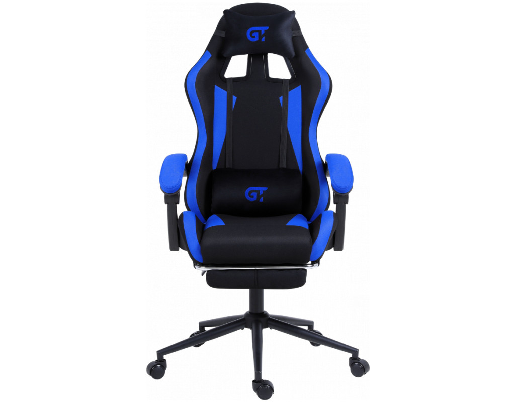 Крісло ігрове GT Racer X-2324 Black/Blue (X-2324 Fabric Black/Blue)