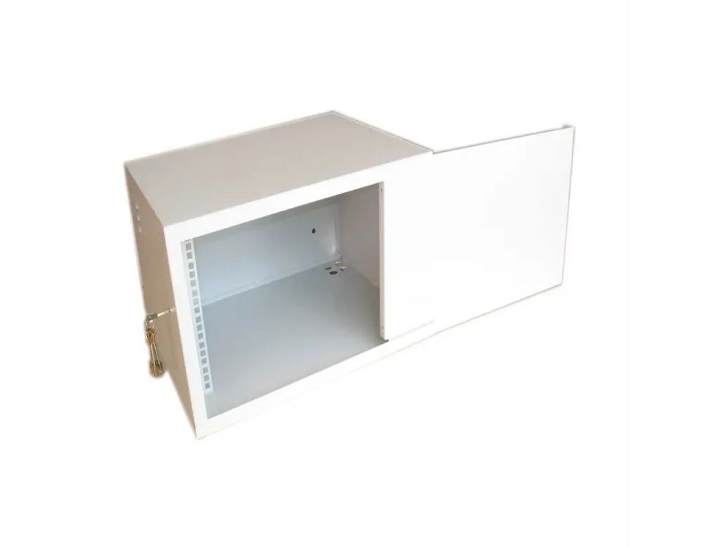 Антивандальна шафа VAGOS 19" 7U - 1.5 (520х320x450) двері пенал, замок - сувальдний, 6відп. 22мм